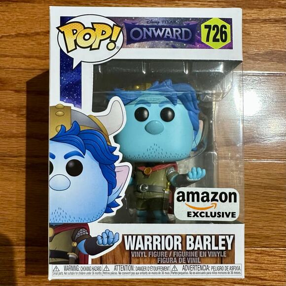 Funko Pop! Disney Pixar Onward Warrior Barley Amazon Exclusive Vinyl Figure #726 - Picture 3 of 10